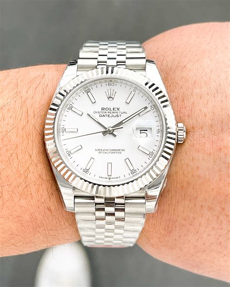 jubilee dial rolex|rolex datejust 41 white jubilee.